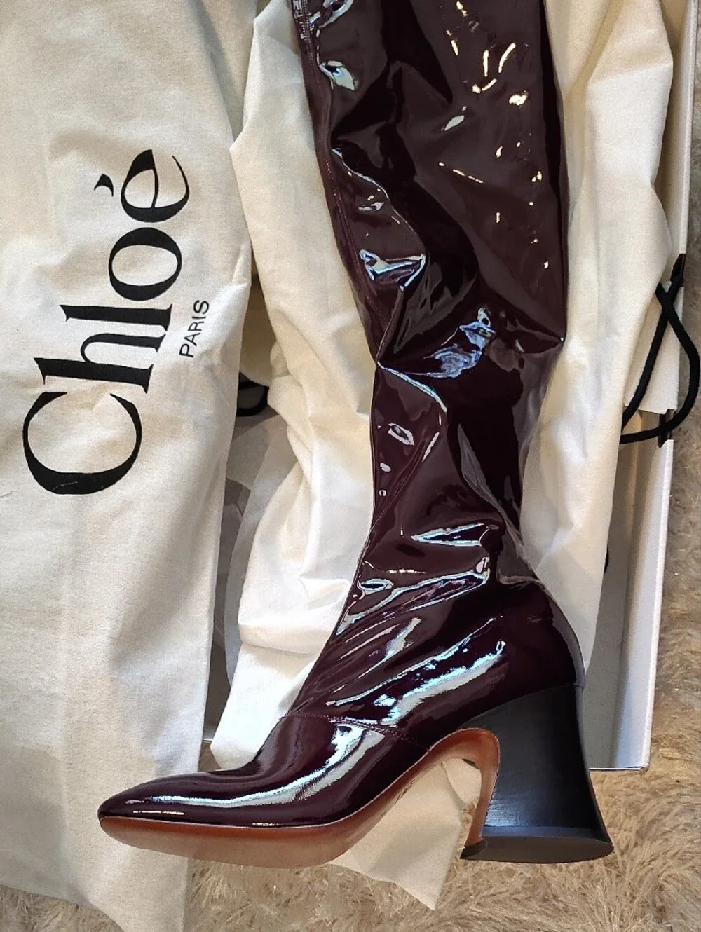 BEST DEAL EVER BRANDNEW CHLOE BOOTS JANIS OVER THE KNEE BRANDNEW NEVER Worn